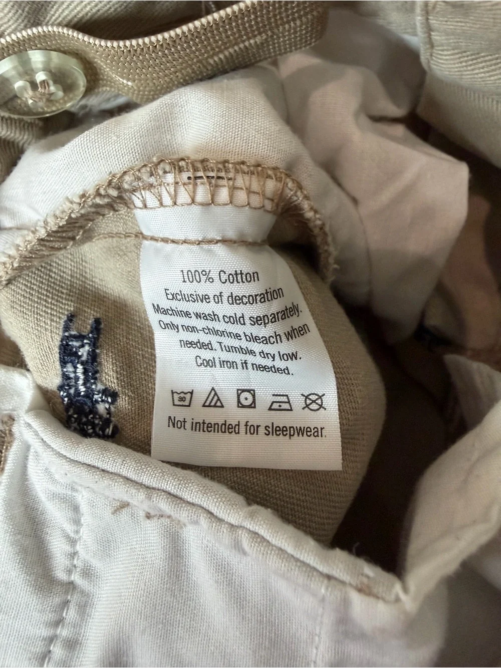 Janie and Jack Boys Khaki Airplane Embroidered Chino Pants Size 4